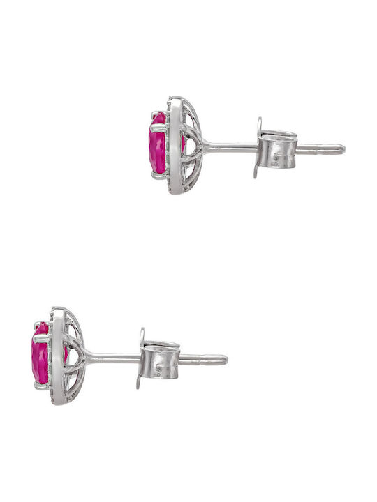 Diamond Group Set Ohrringe aus White Gold mit Diamant