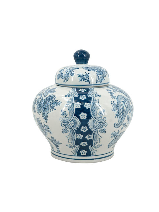 Artekko Decorative Vase Melania White 23x23x23cm