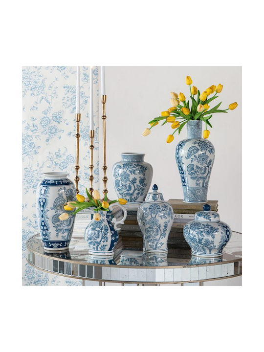 Artekko Decorative Vase Melania White 18x18x32cm