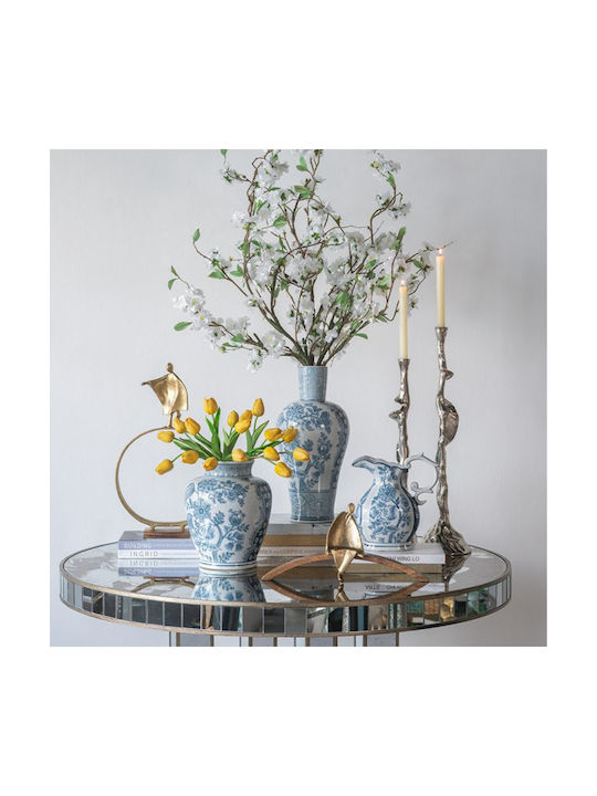 Artekko Decorative Vase Melania White 20.5x20.5x43cm
