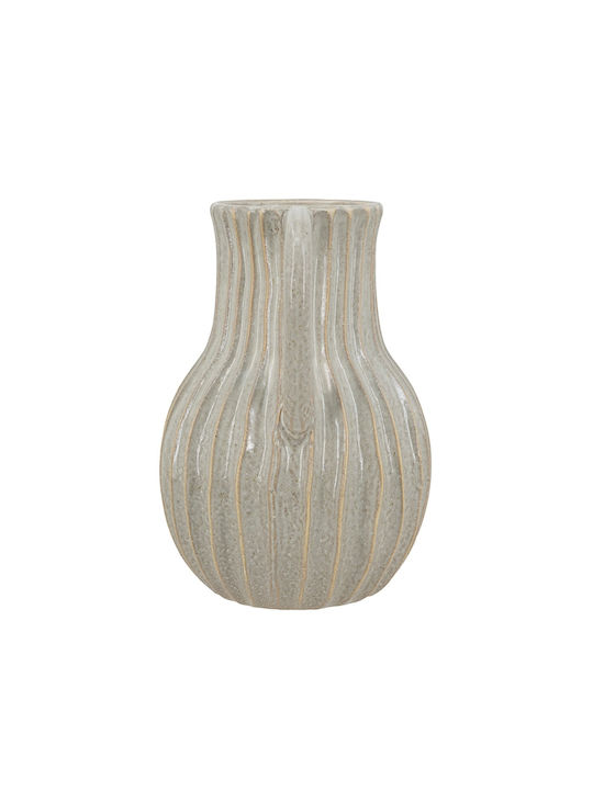 Artekko Διακοσμητικό Βάζο Κεραμικό Akali Μπεζ Φ23.5xΥ30.5cm
