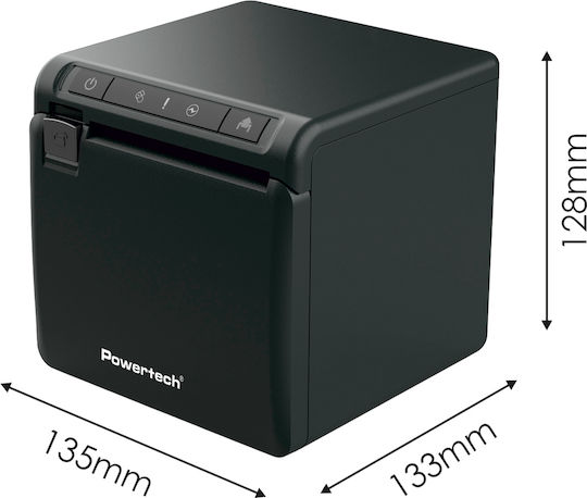 Powertech Thermische Quittungsdrucker USB / Ethernet / Seriennummer
