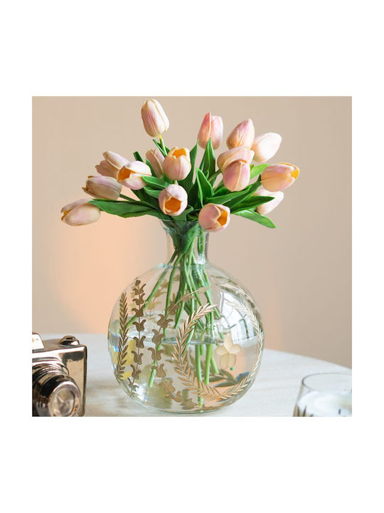 Artekko Decorative Vase Aphelios Transparent 20cm