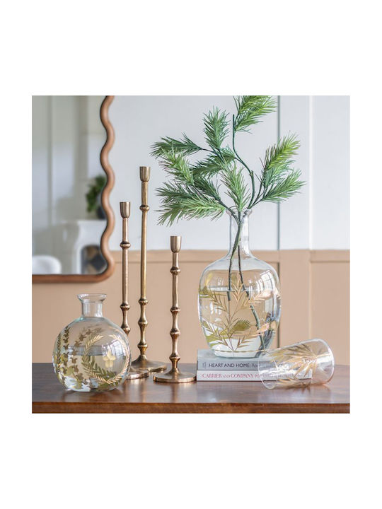 Artekko Decorative Vase Aphelios Transparent 15x15x22cm