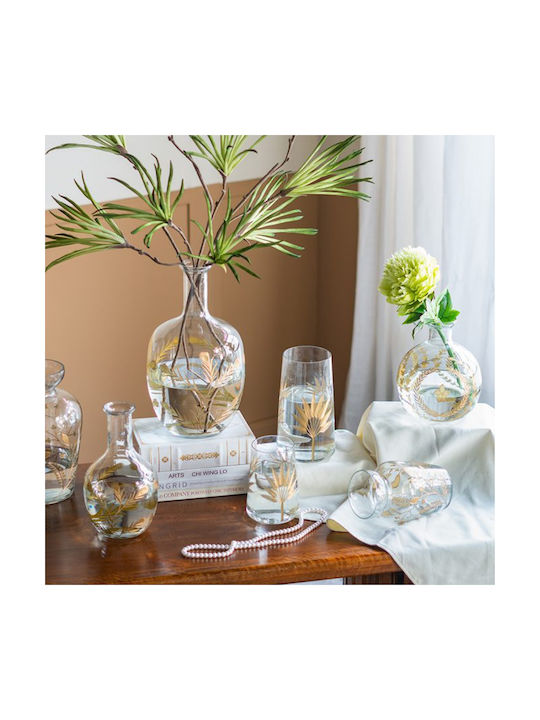 Artekko Decorative Vase Aphelios Transparent 15x15x22cm