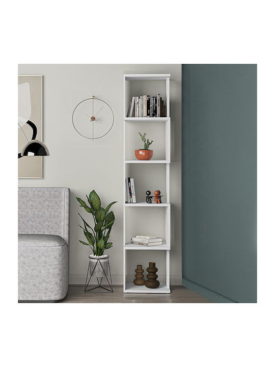 Bookcase Piri White 35x30x161cm