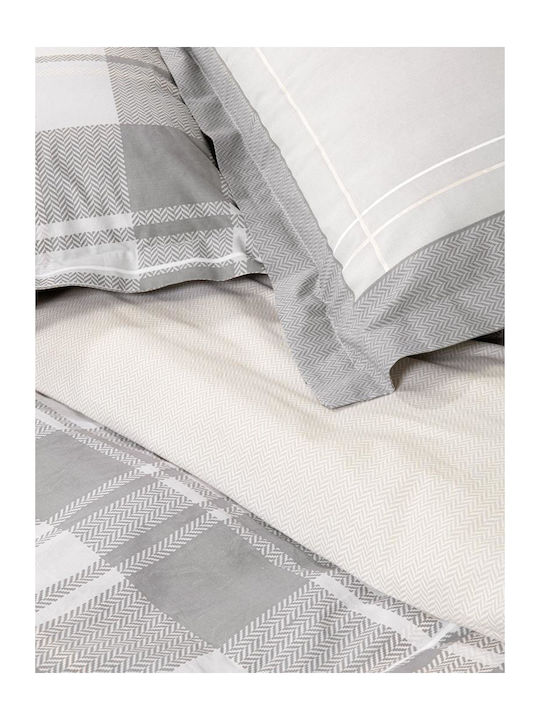 Nima Duvet Single 170x240cm Arthur Grey, Beige