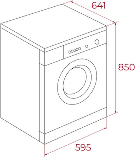 Teka Πλυντήριο Ρούχων 12kg με Τεχνολογία Ατμού 1400 Στροφών WMK 71240 WH