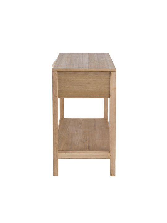 Κομοδίνο Ξύλινο Μπεζ 55x30x55cm