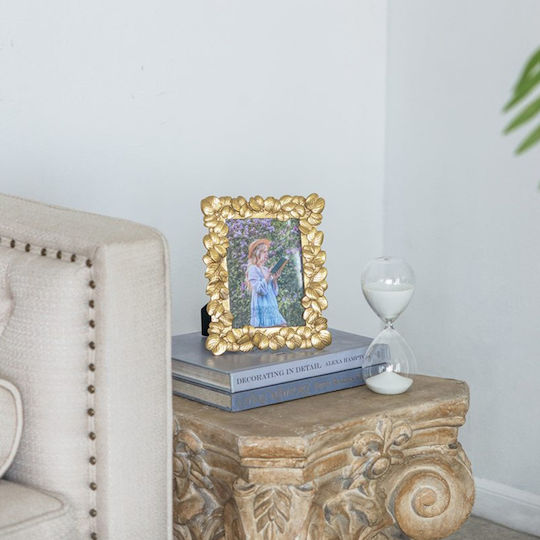 Artekko Plastic Photo Frame With Gold Frame