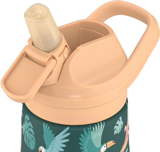 Cool Bottles Παιδικό Παγούρι από Σιλικόνη Θερμός Kiddies Rainforest Refuge 350ml