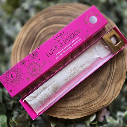 Goloka Duftstäbchen mit Duft Rose
