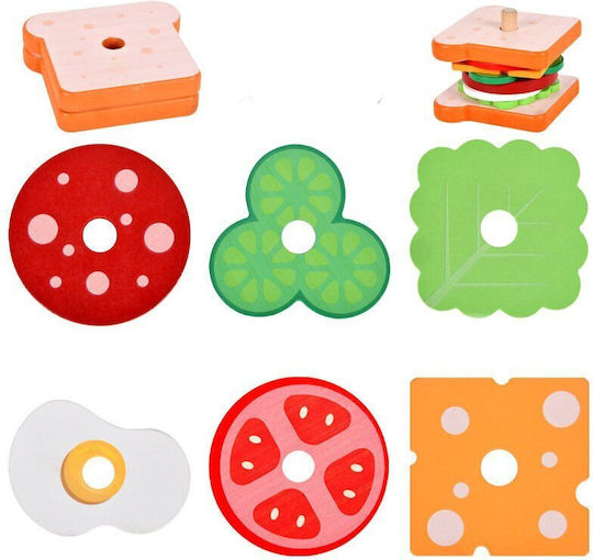 Lean Toys Παιχνίδια Fast Food για 3+ Ετών 8τμχ