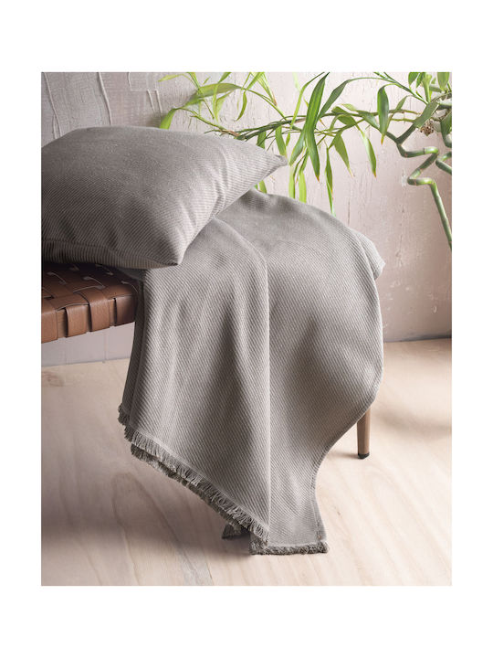 Rythmos Față De Pernă Yard Din 100% Bumbac Maro 40x40cm