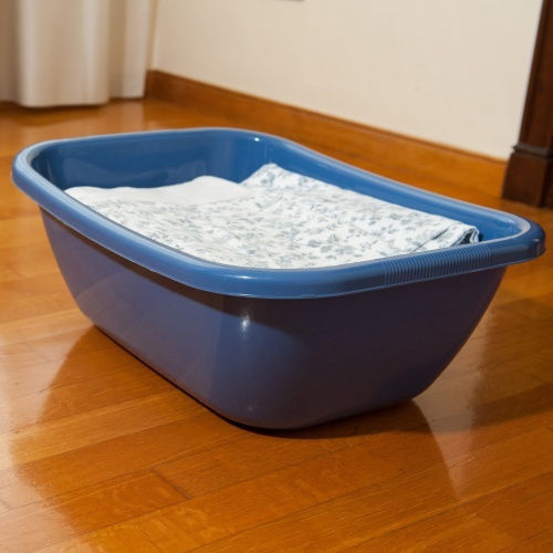Viomes Basin Rectangular 47x35x18cm. Capacity 16lt Light Blue