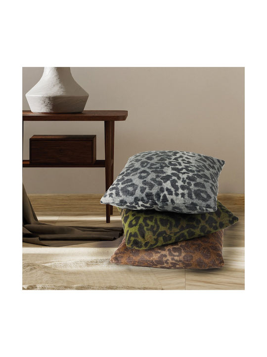Das Home Sofa-Kissen 0860 aus Samt Schwarz 40x40cm