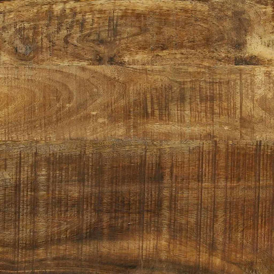 vidaXL Rustic Oglindă de Perete cu Maro Ramă din Lemn 70x50cm 1buc