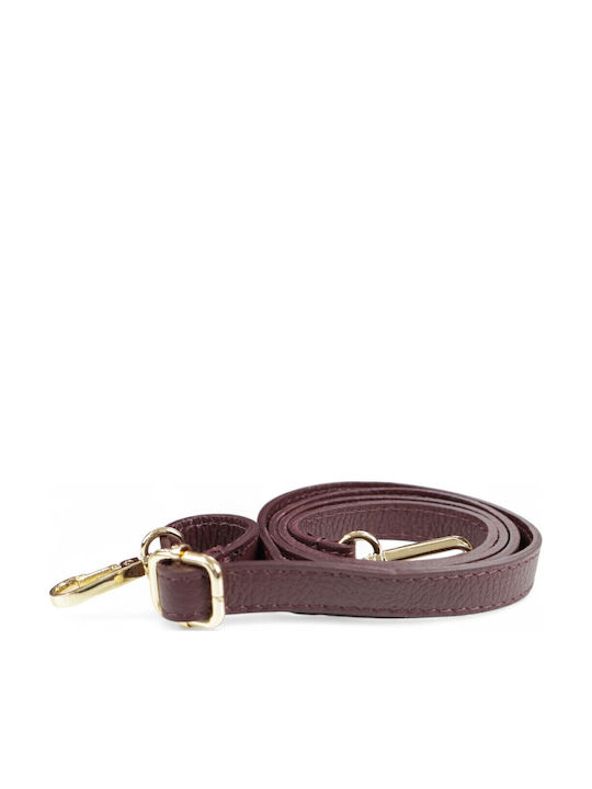 De piele Geantă de damă De umăr Burgundy