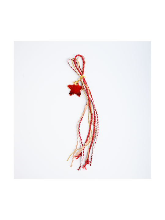 Philio Handmade Tabletop Lucky Charm Star Red Ceramic 2026 1pcs