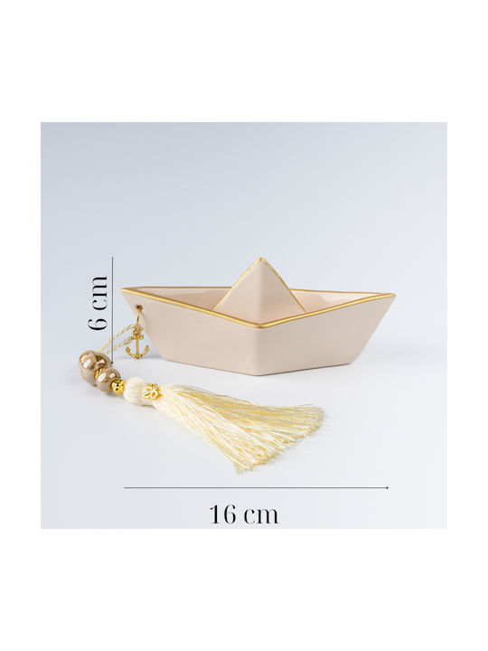 Philio Lucrat manual de birou Amulet Nava Bej Ceramic 2026 1buc