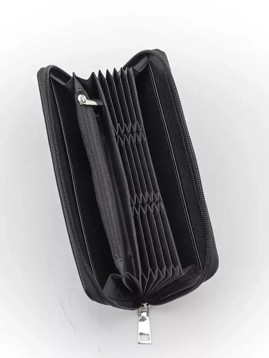 Large Women's Wallet Cards Black