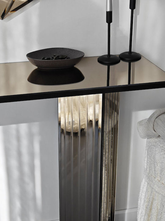 Wooden Console Table Bronze L105xW34xH80cm