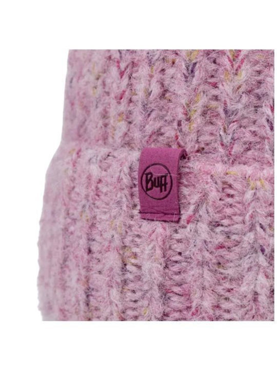 Eyla Beanie Unisex Fleece Σκούφος Πλεκτός σε Μωβ χρώμα