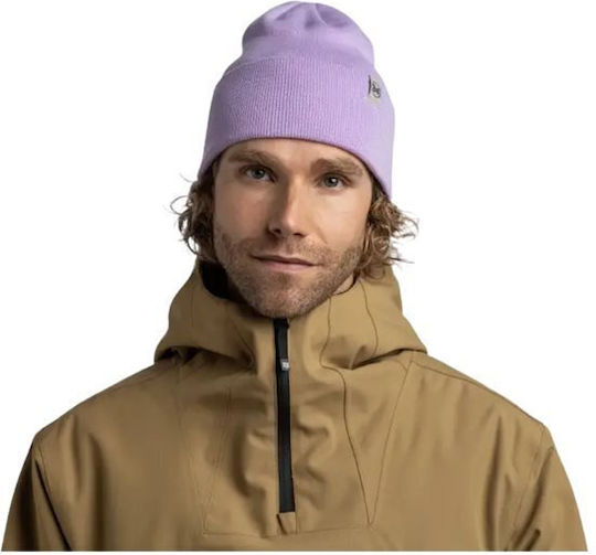 Lilon Grape Ice Beanie Unisex Σκούφος Πλεκτός σε Μωβ χρώμα