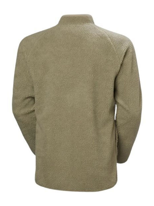 Box Pile 2.0 Men's Fleece Cardigan Beige