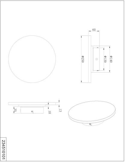 Trio Lighting Bobbin Modern Lamp Wall