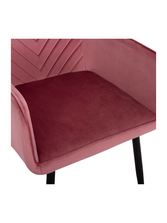 Latrell Dining Room Velvet Armchair Rotten Apple 54x57x84cm 2pcs