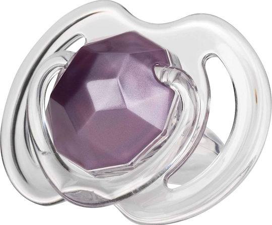 Nuby Orthodontic Pacifiers Silicone Nuby Pink / Purple for 0-6 months 2pcs