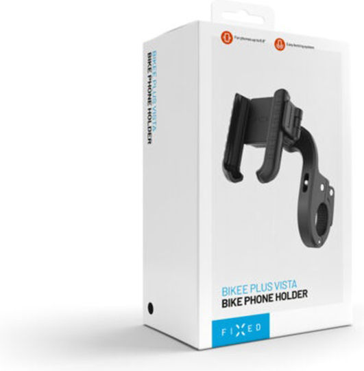 Fixed Bike Holder Bikee Plus Vista Bicycle Motorcycle Handlebar Mount 360° Rotative Max 6.8'' Black Fixbipv-bk