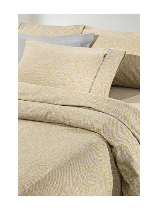 Guy Laroche Duvet Cover Set Cotton Queen with 2 Pillowcases 225x245 Sommer Flannel