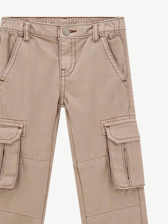 Kids' Cargo Pants Beige