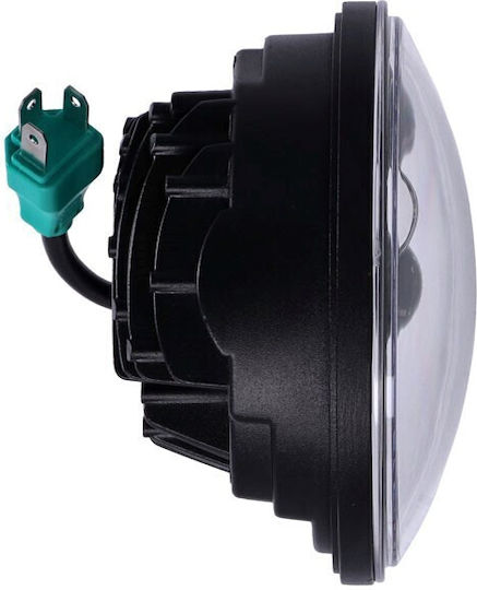 Far Față LED Harley Davidson Sportster XL Bright 5.75 Inch Unitate Far LED Negru