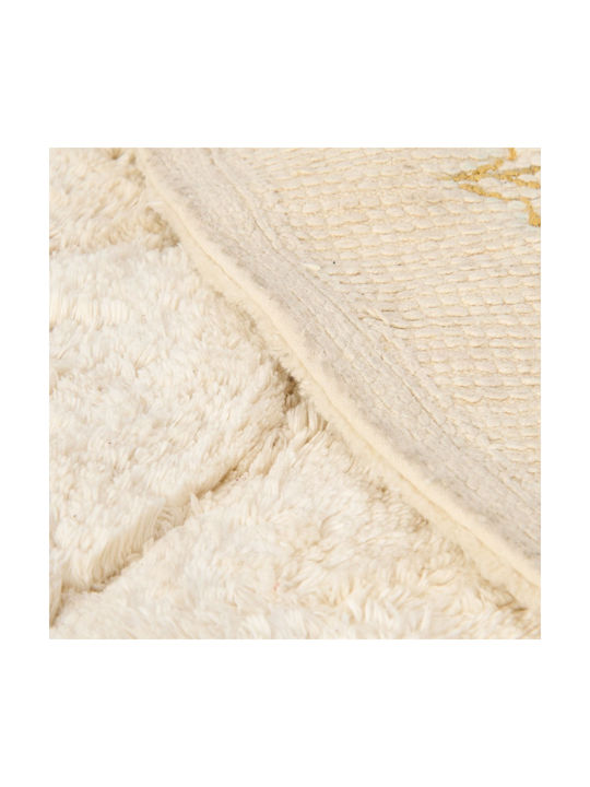 Little Dutch Little Goose Kids Rug Stars Beige Round with Diameter 110cm
