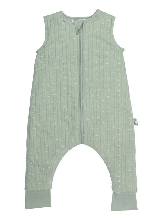 Trois Kilos Sept Winter Schlafsack mit Füßen Bay Leaf Mint