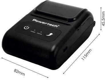 Powertech Θερμικός Εκτυπωτής Αποδείξεων Φορητός USB / Bluetooth
