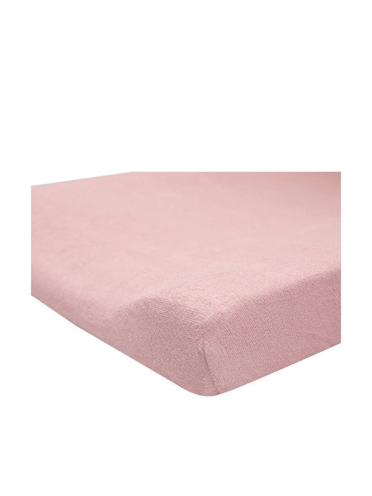 Trois Kilos Sept Changing Pad Cover made of Fabric Ecru/Pink 70x50cm
