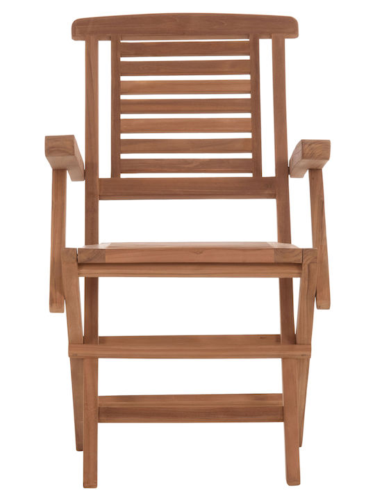 Градински Стол Дървен Crander Teak 2 Бройки 53x63x90 см