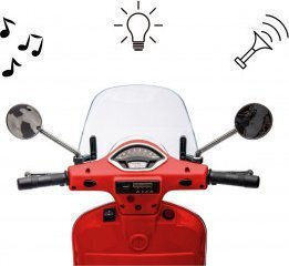 Παιδική Vespa Licensed GTS Super Ηλεκτροκίνητη 6 Volt Κόκκινη για 3+ ετών