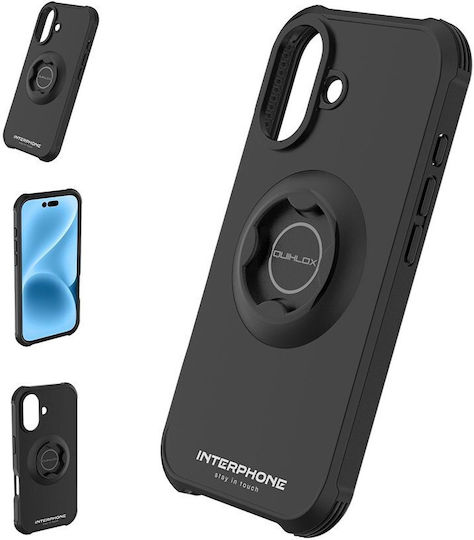 Interphone Quiklox Tetraforce Θήκη Κινητού Apple iPhone 17 για Βάση Στήριξης Μοτοσυκλέτας