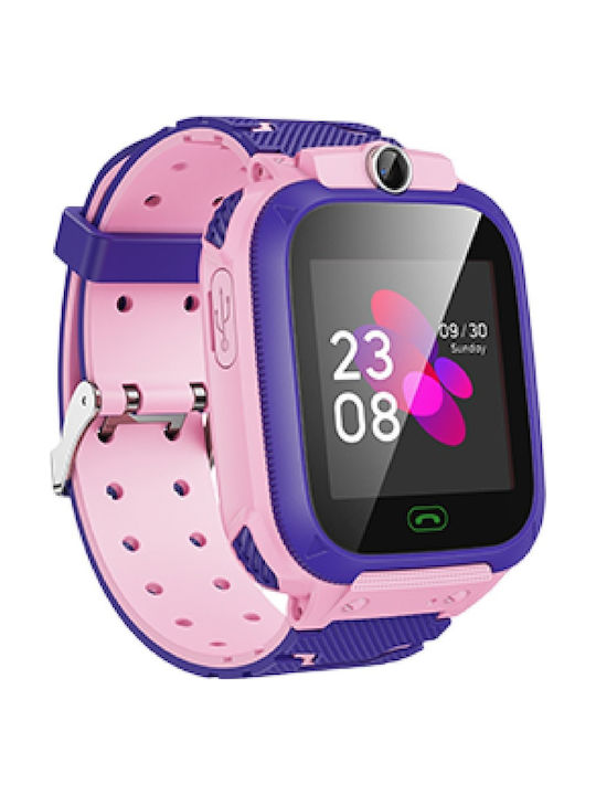 Hoco Smartwatch pentru copii 2G cu GPS și Cameră Roz