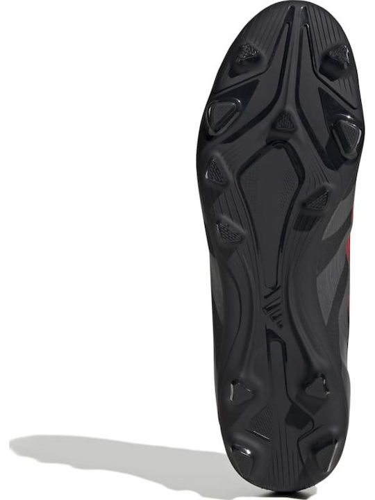 adidas Predator Club Pantofi de Fotbal cu crampoane Negre