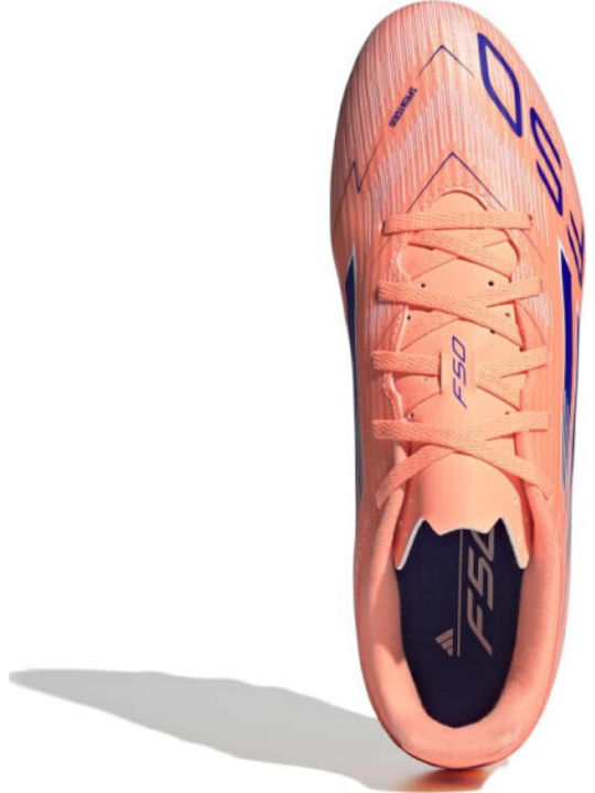 adidas F50 Club Football Shoes with Cleats Orange