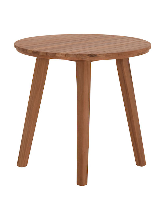 Dante Round Table Dining Room from Solid Wood Teak 46x46x75cm