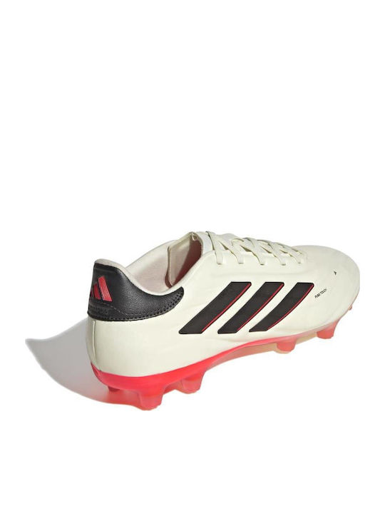 adidas Copa Pure.2 Pro Fußballschuhe mit Stollen Ivory / Core Black / Solar Red