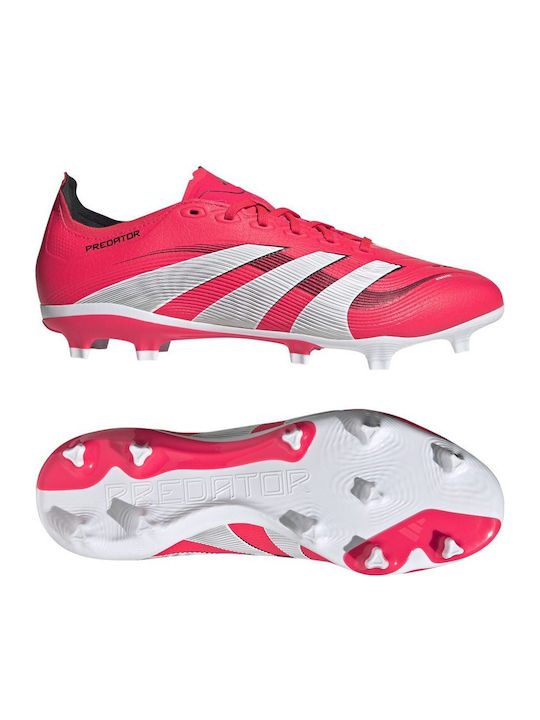 adidas Predator League Fußballschuhe mit Stollen Weiß