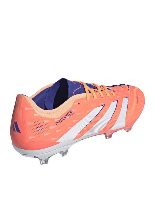 adidas Predator Pro Football Shoes with Cleats Orange